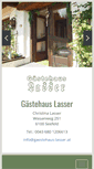 Mobile Screenshot of gaestehaus-lasser.at